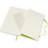 Блокнот MOLESKINE CLASSIC LARGE нелинованный, лаймовый QP618C2